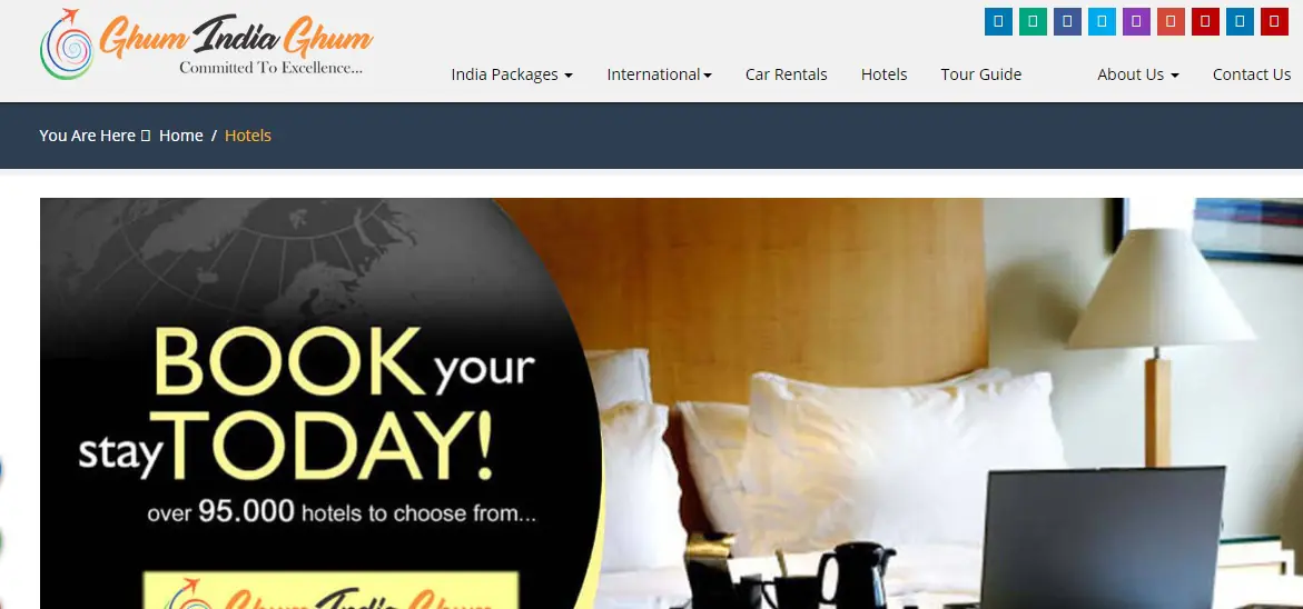 Book Your Hotels by Ghum India Ghum