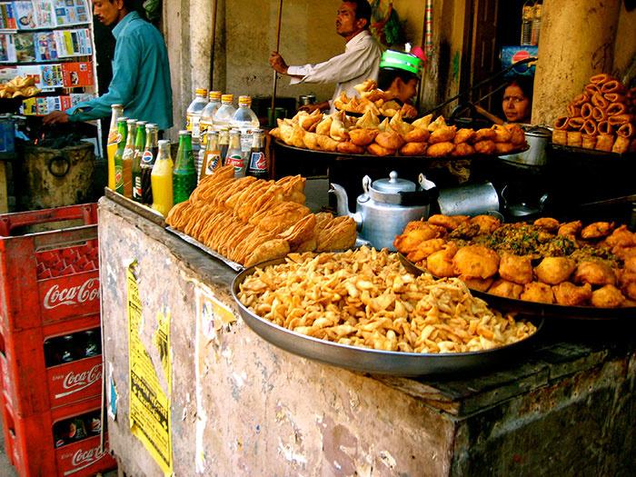 Try the street food in Varanasi