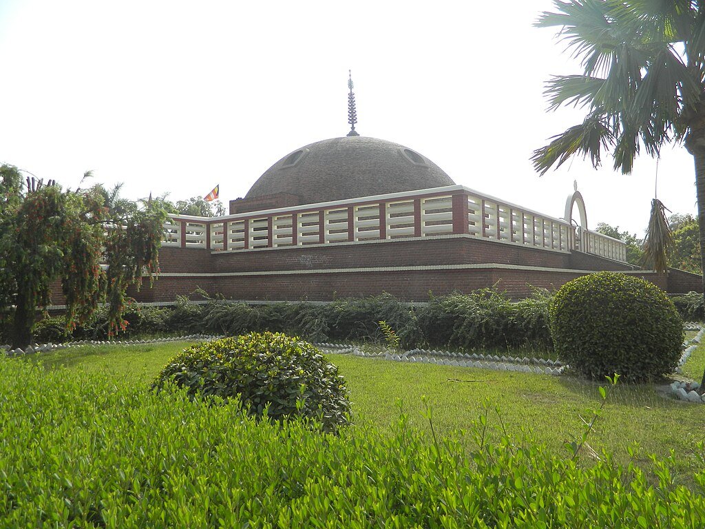 Mahendra3006, CC BY-SA 3.0 <https://creativecommons.org/licenses/by-sa/3.0>, via Wikimedia Commons-Buddhism in Kushinagar