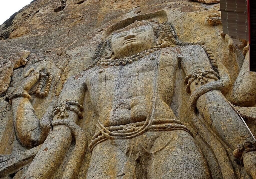 Maitreya Buddha Rock Carving at Shey near Sindhu Ghat-Ladakh Protected Monuments