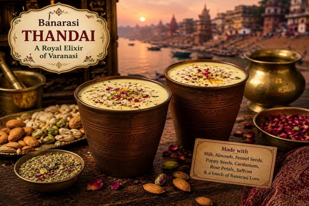 Thandai – A Signature Banarasi Beverage-Best Food in Varanasi