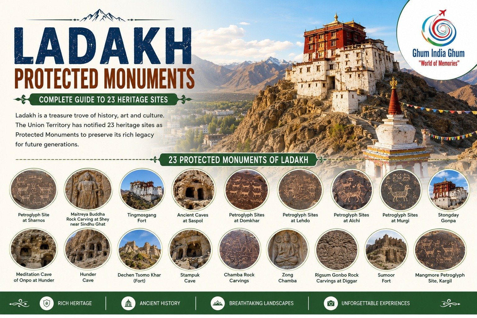 ladakh protected monuments-complete guide to 23 heritage sites